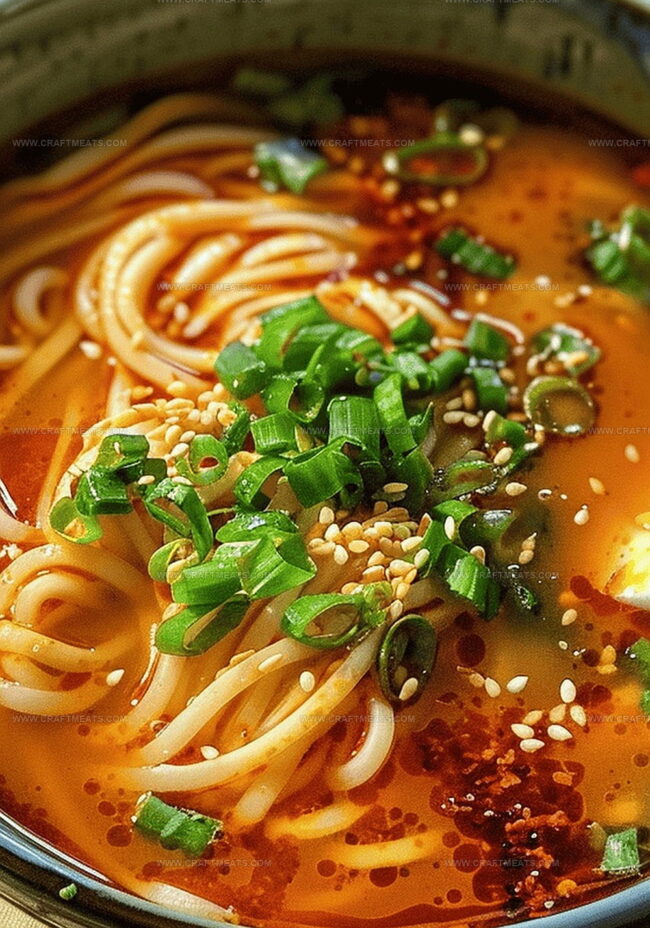 How to Cook Spicy Miso Garlic Noodle Soup