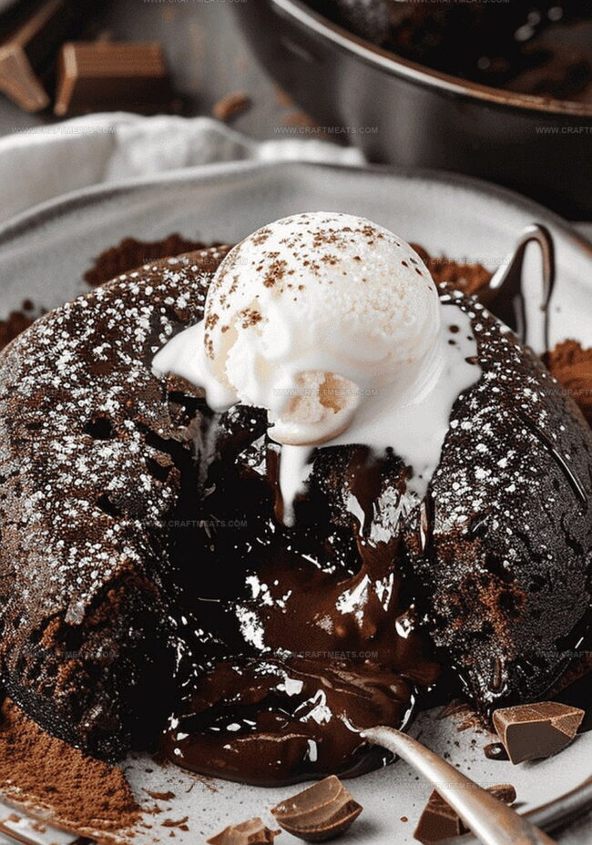 Steps to Make a Gooey Chocolate Lava Cake