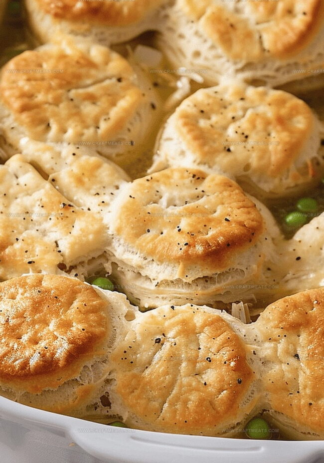 Baking Instructions for Chicken and Biscuit Bake