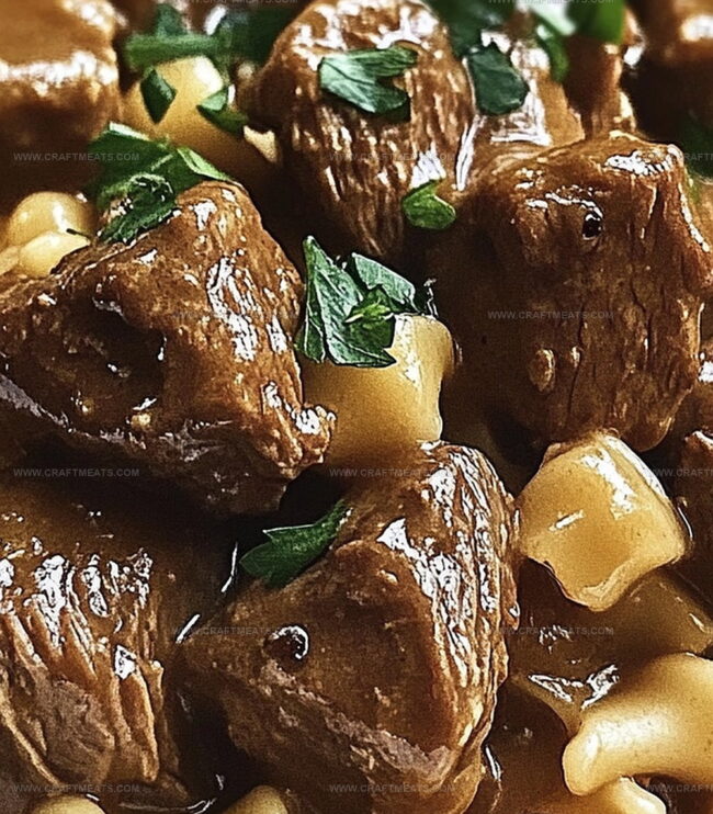 Easy Cooking Steps For Crockpot Beef Tips And Noodles