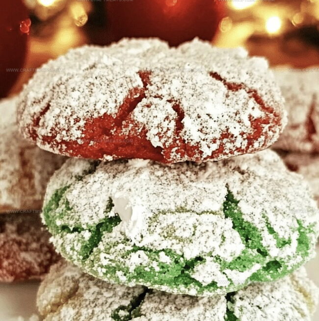 Steps To Get Christmas Crinkle Cookies Just Right