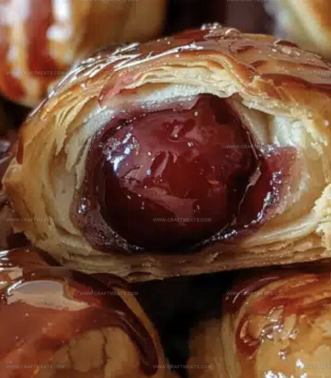 Steps To Bake Cherry Pie Bombs