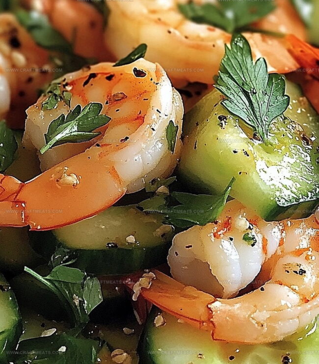Easy Instructions For Shrimp And Cucumber Salad