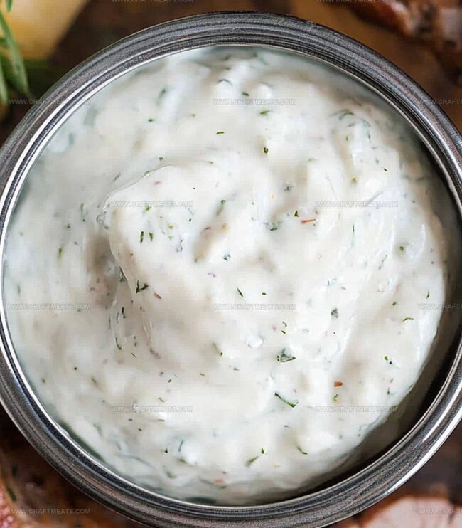 Making Horseradish Sauce Recipe Creamy And Bold