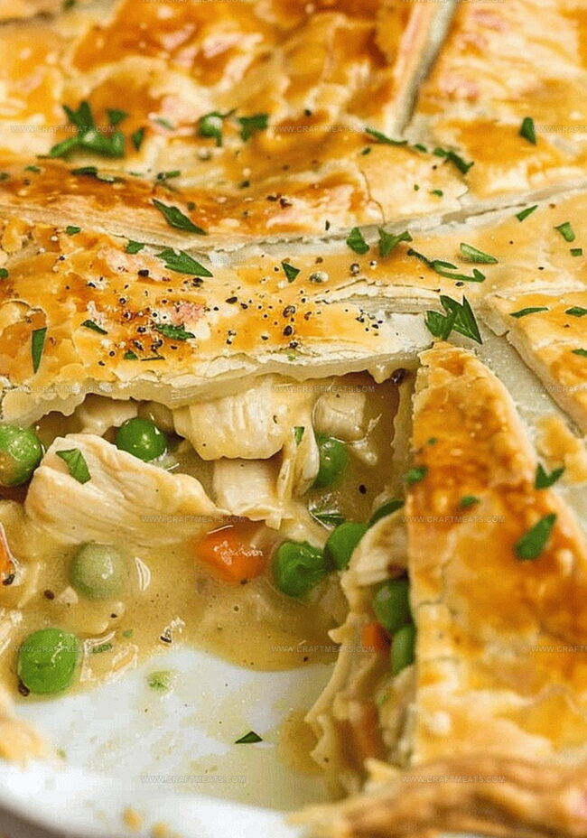 Steps to Build the Flakiest Chicken Pot Pie