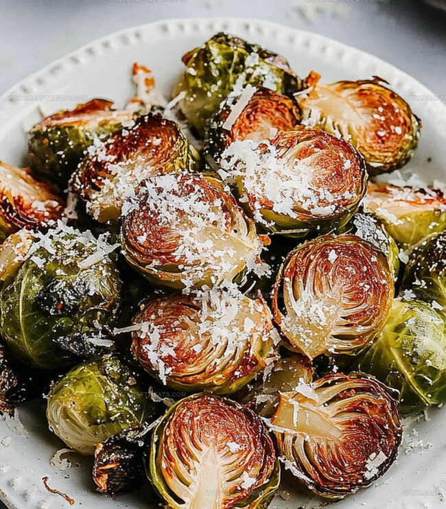 How To Roast Garlic Parmesan Roasted Brussel Sprouts