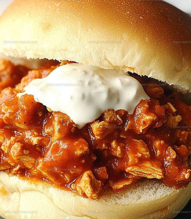 How To Make Buffalo Chicken Sloppy Joes Saucy And Spicy