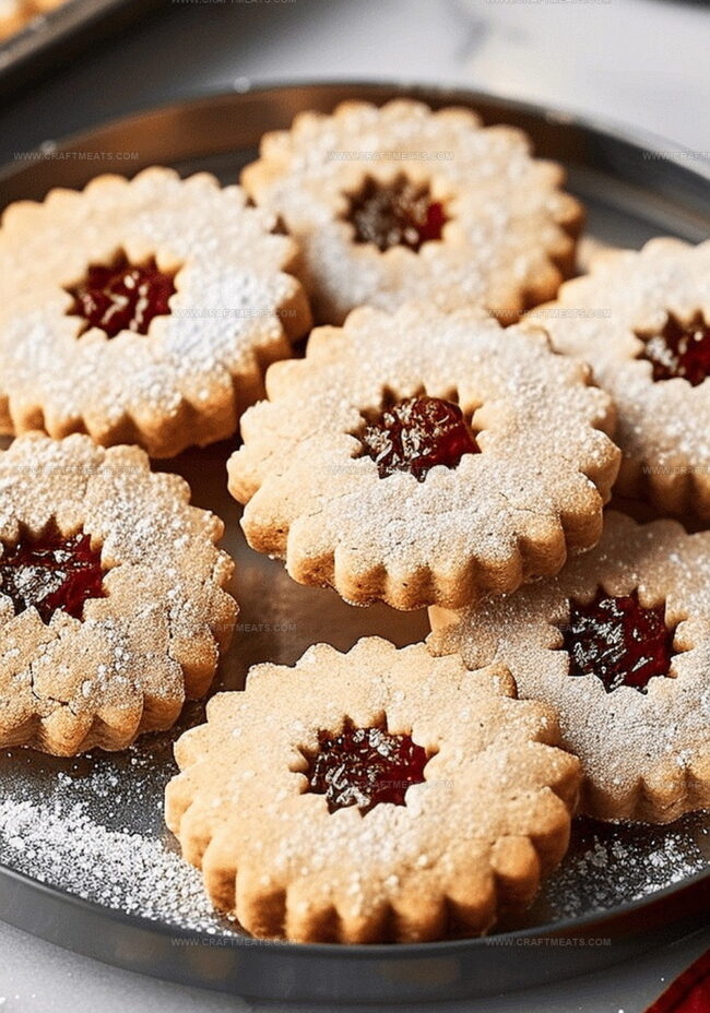 Baking Linzer Cookies