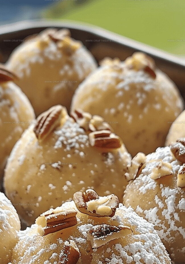 Preparation Steps for Maple Pecan Balls