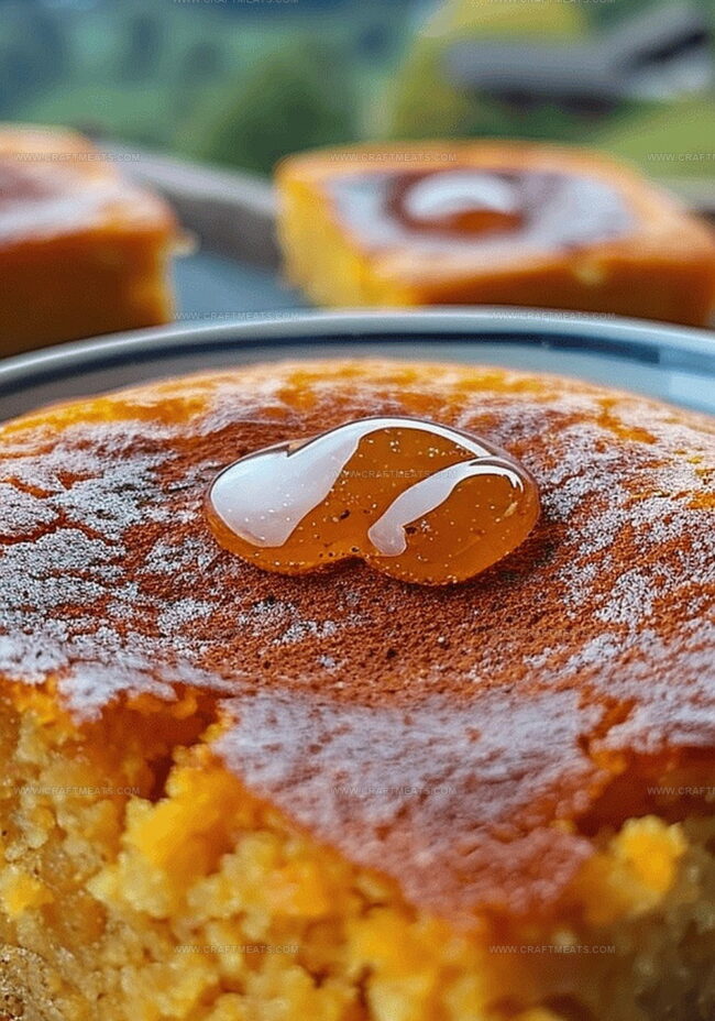 Steps for Sweet Potato Cornbread with Honey Spread