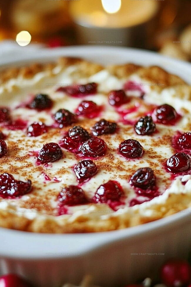 Why Baked Cream Cheese Cranberry Dip Is Always A Win