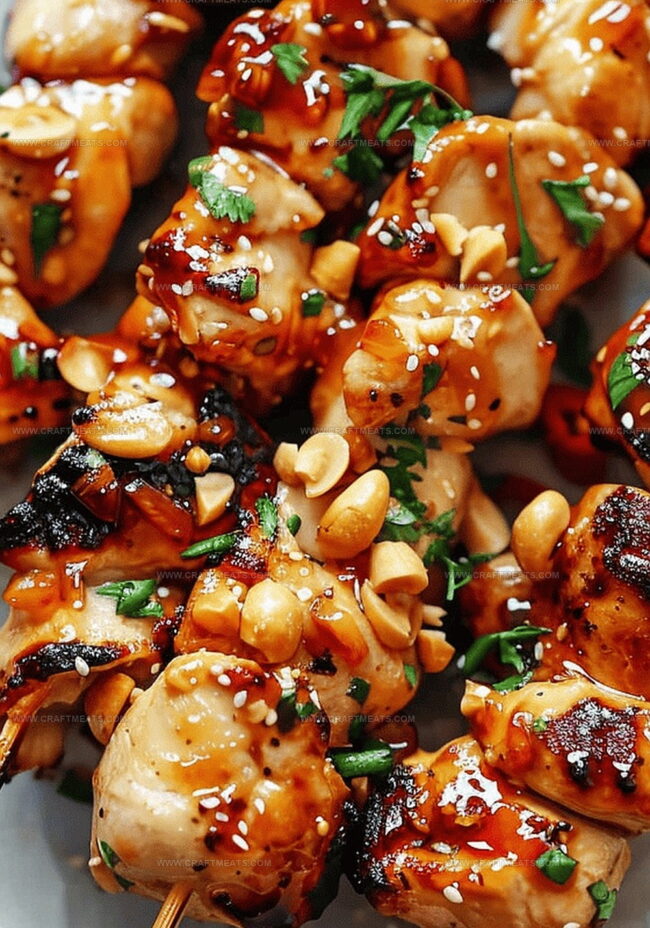 How to Grill Juicy Chicken Skewers with Honey Garlic Glaze