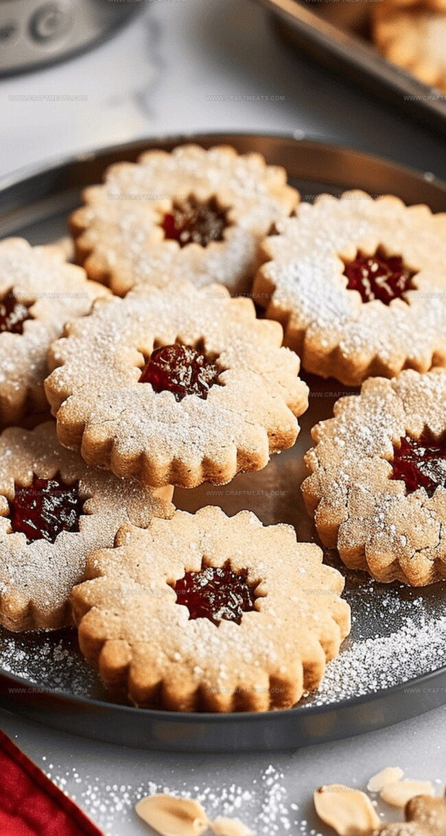 Nutty Linzer Cookies Summary