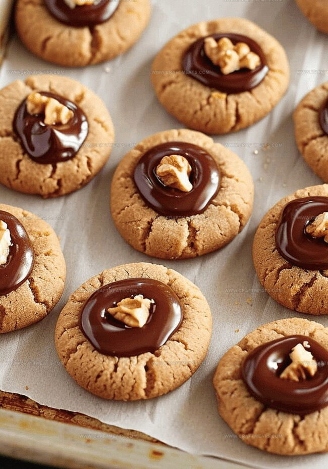 Steps to Make Caramel-Walnut Cookies