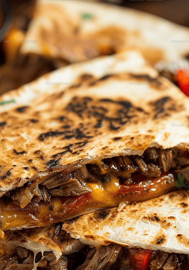 How to Make Quesadillas with Tender Steak and Peppers