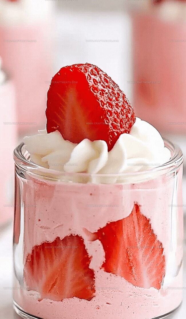 Instructions for Whipping Up Strawberry Mousse at Home