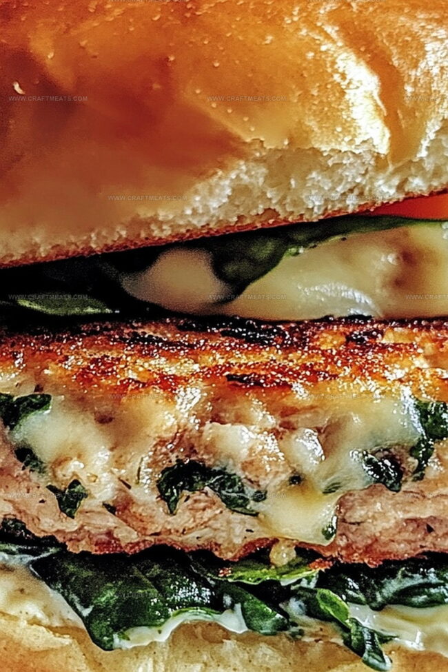 Why White Cheddar And Spinach Chicken Burgers Stand Out