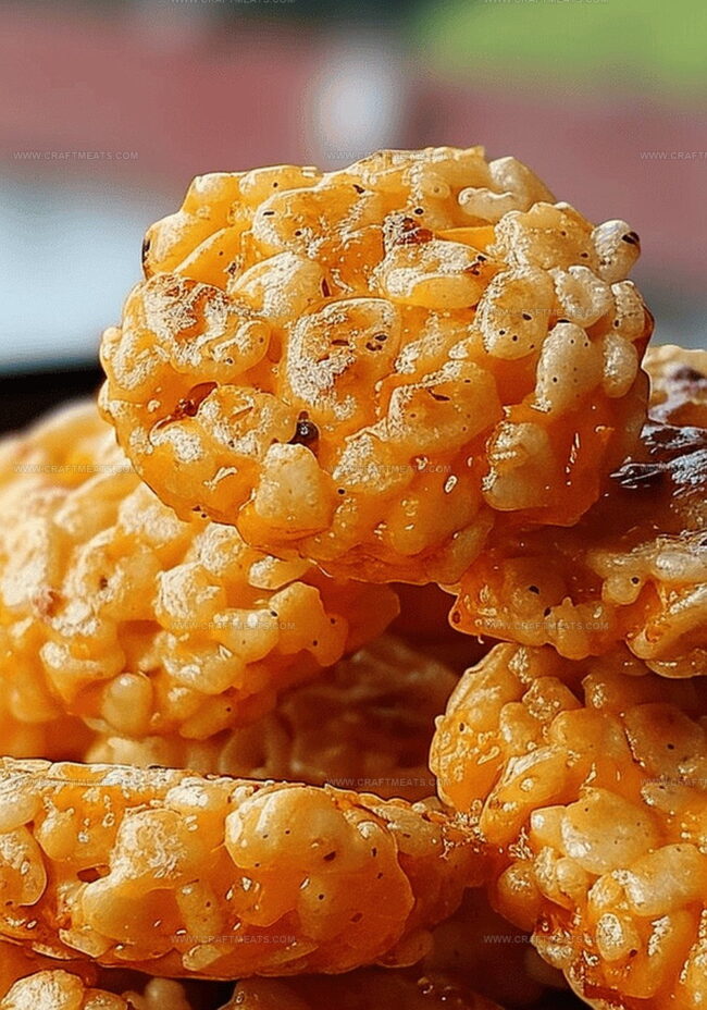 Cooking Instructions for Rice Krispie Cheddar Bites