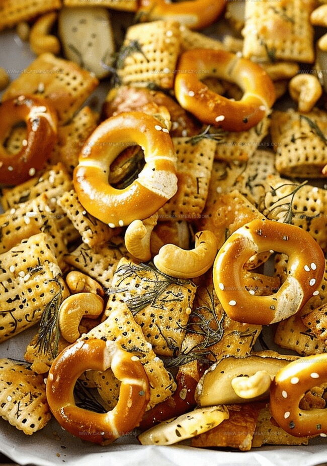 How to Make Dill Pickle Snack Mix