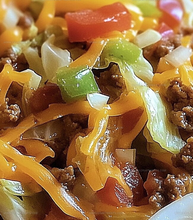 How To Cook Ground Beef Taco Cabbage Skillet