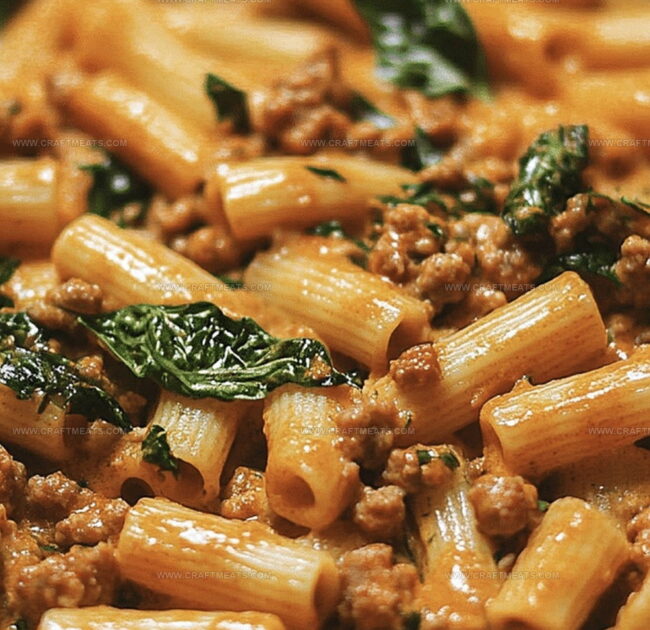 How To Make Creamy Sausage Rigatoni In No Time