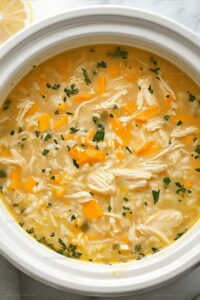 4284919 Slow Cooker Lemon Chicken & Rice Soup Recipe