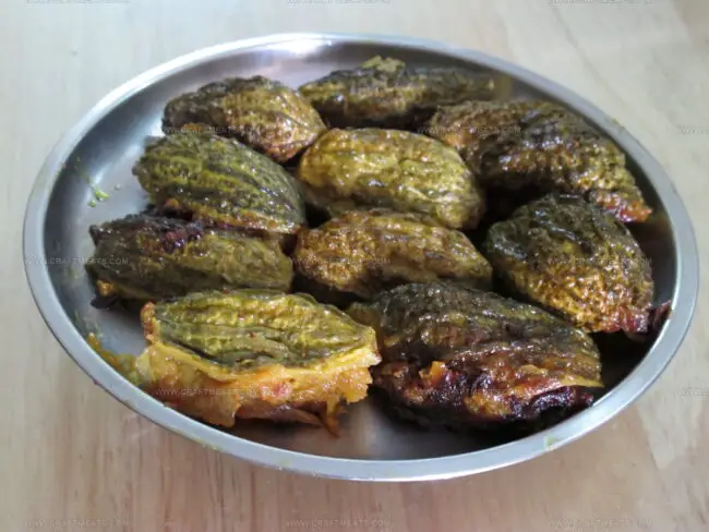 Stuffed Bitter Melon (Bharwan Karela)