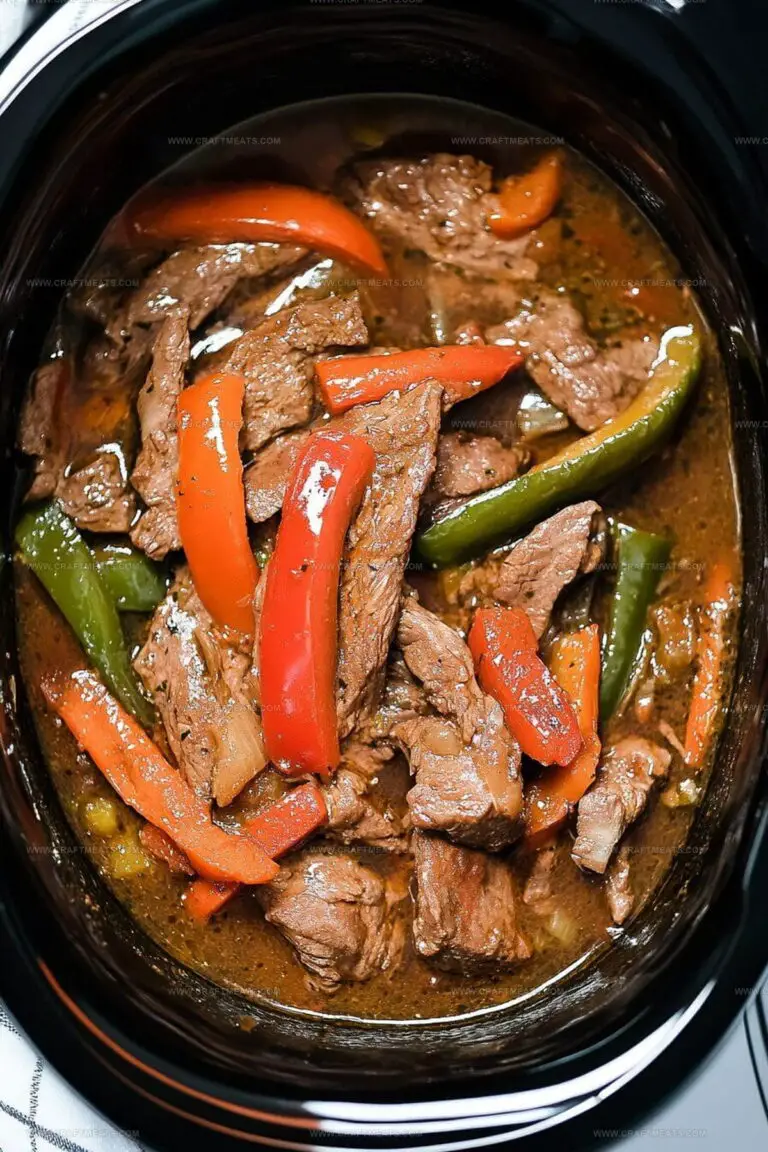5238523 Slow Cooker Pepper Steak Recipe