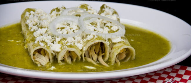Salsa Verde Enchiladas